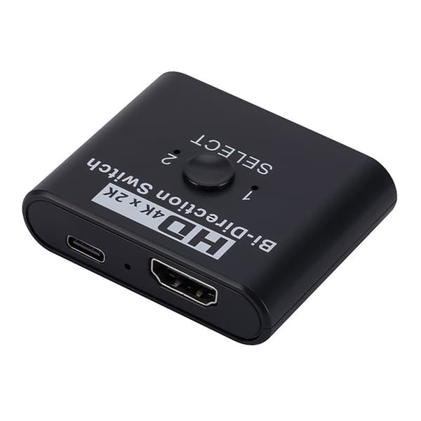 4K 60Hz HDMI Switch 2 Portar 2 In 1 Out Video Splitter för bärbar dator