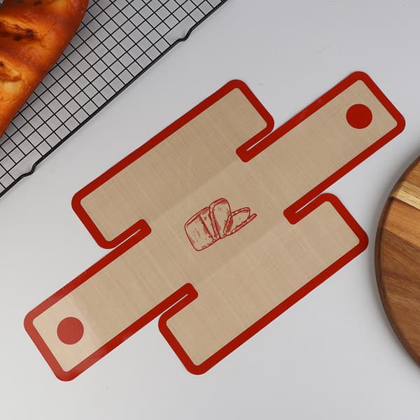 Silikone brødform til 22,86x12,7 cm bageforme - Fødevarekvalitet Red