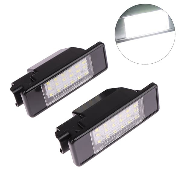 1/2 STK til og dedikeret nummerpladenummer LED-lys 2PCS