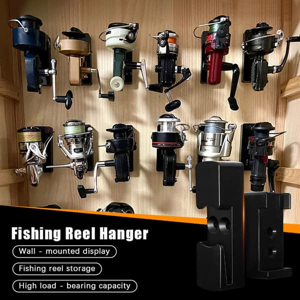 Fiskehjulsstativ Oppbevaring Veggmontert Stativholder Display 2Pcs A1