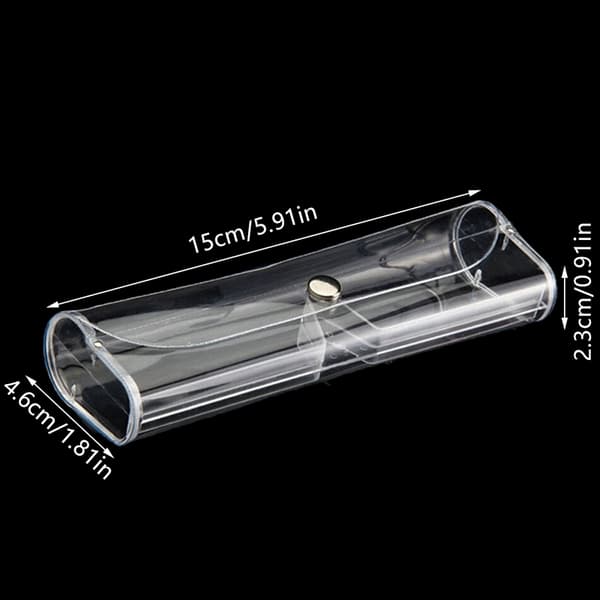 Ultralätt bärbar case Transparent liten