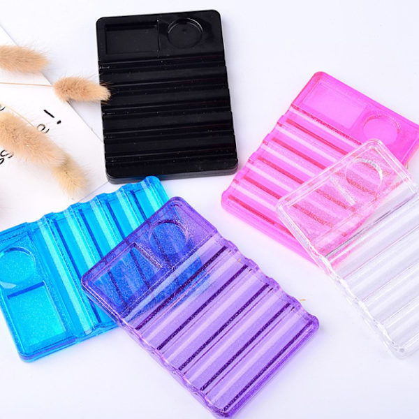 Nail Art Painting Pensel Holder Nail Brush Rack Painting Pen Res Black