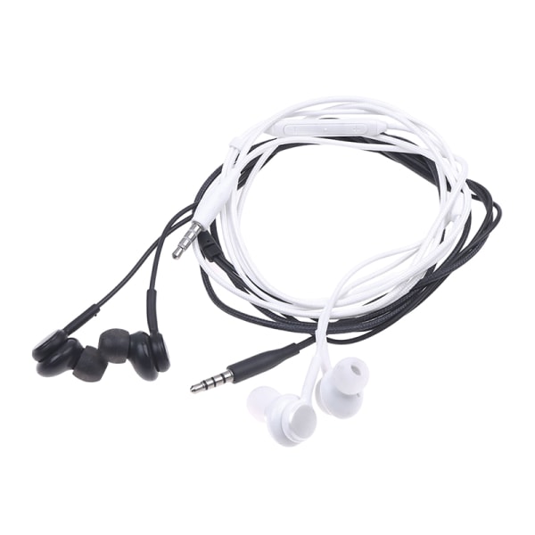 Kablede ørepropper Hodetelefoner In-Ear Håndfrie øretelefoner m/mikrofon For White