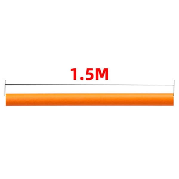 1/2 stk 1,5M sykkelramme intern husdemper for gir/brems/ Orange