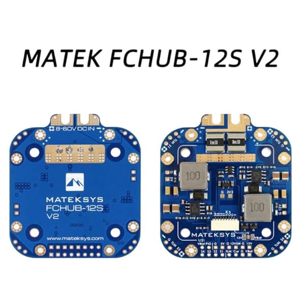 MATEK FCHUB 12S V2 virranjakokeskus 8V-60V tulo FPV:lle