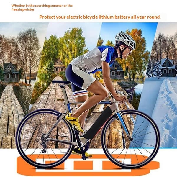 E-cykel Lithium Batteridæksel E-cykel Batteriramme Anti Kulde