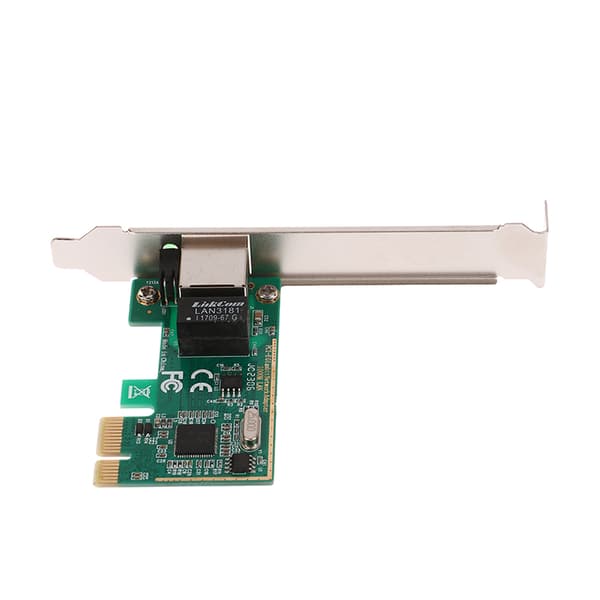 10/100/1000 Mbps Gigabit Ethernet LAN PCI Express PCI-E netværk 1Set