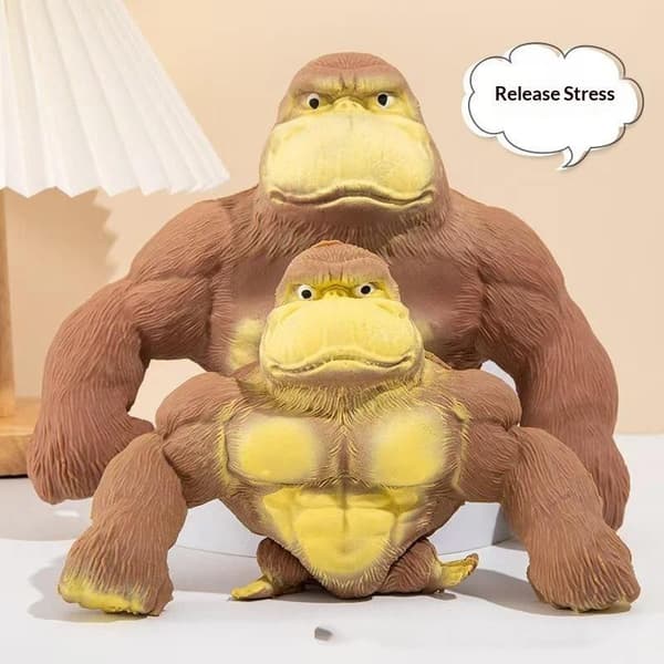 Strækbar Gorilla Fidget Legetøj Langsom Rebound Perfekt Til Hjemmet A7