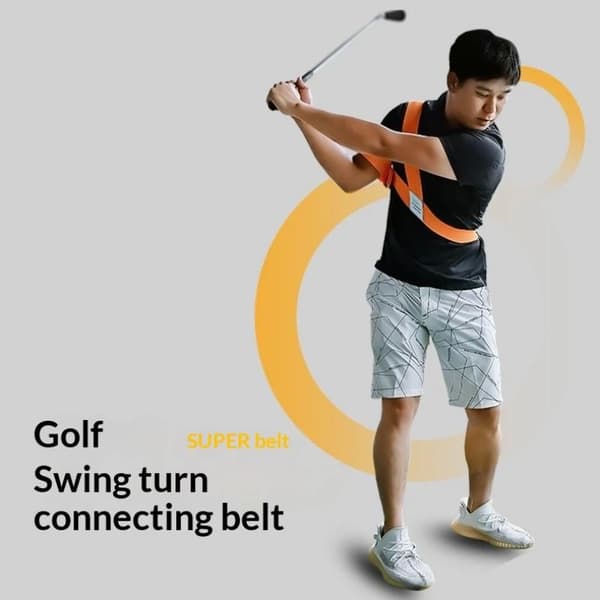 Golf Swing Training Aid Golf Swing Trainer Golf Swing Strap For Dark green