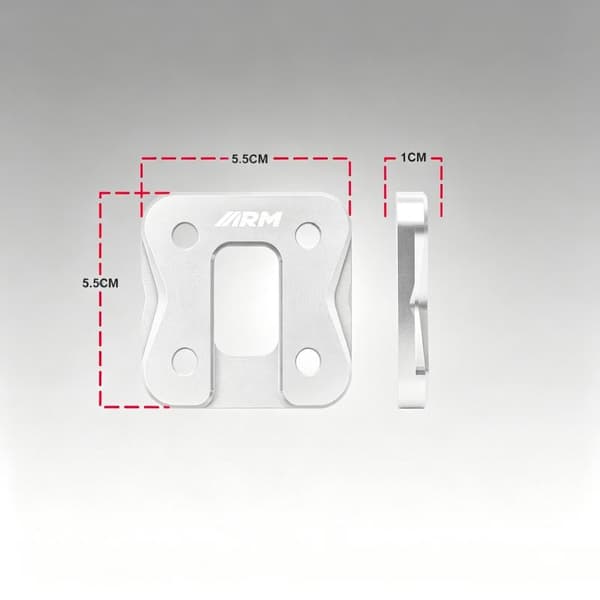 Tank Float Retainer til Mio I125 Mio Sporty Aluminium Fuld CNC N Silver