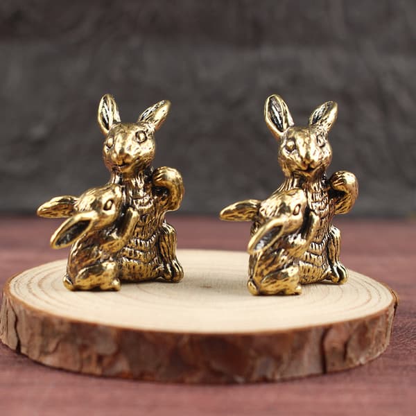 e Messingstatue Figur Feng Shui Landskapsarbeid Hjemmeinnredning A5