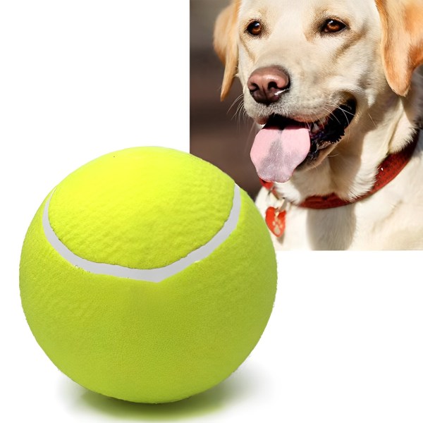 Tennisboll för hundtuggleksak Pet hund interaktiva leksaker