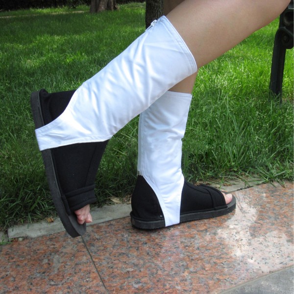 Valkoinen cover Cosplay-kengät Naruto Akatsuki -asukengät B L