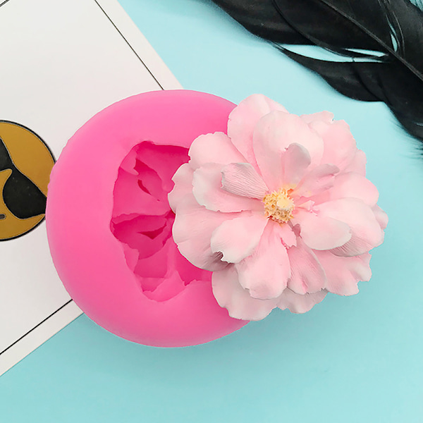 1 stk. Blomsterform DIY Gips Resin Art Blød Silikone Fondant Ch