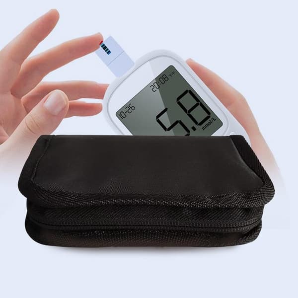Blodsukkermåler Oppbevaringsveske Polyester Diabetes Organizer Fo A