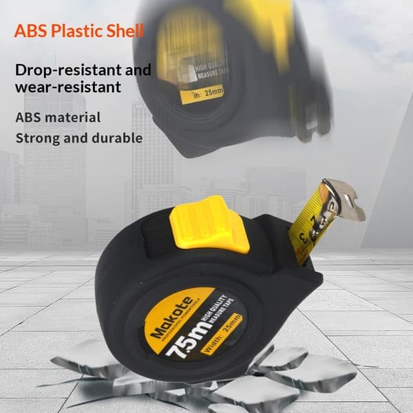 Precise Clear Steel Tape Measure Retractable 3M/5M/7.5M/10M Thi A5