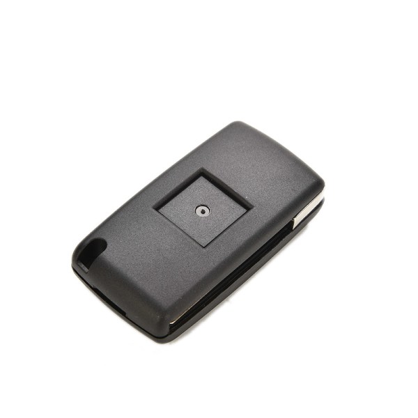2-knappar Plastfjärrkontroll Flip Key Shell Ersättning för PEUGEOT
