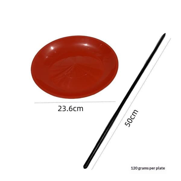 Färgglada jongleringssnurrplattor Träning Underhållning Cirkus Red