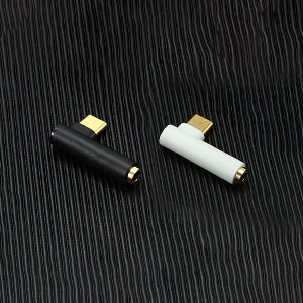 Typ-C till 3,5 mm Jack Converter hörlurar o Adapter o Konvertering Black