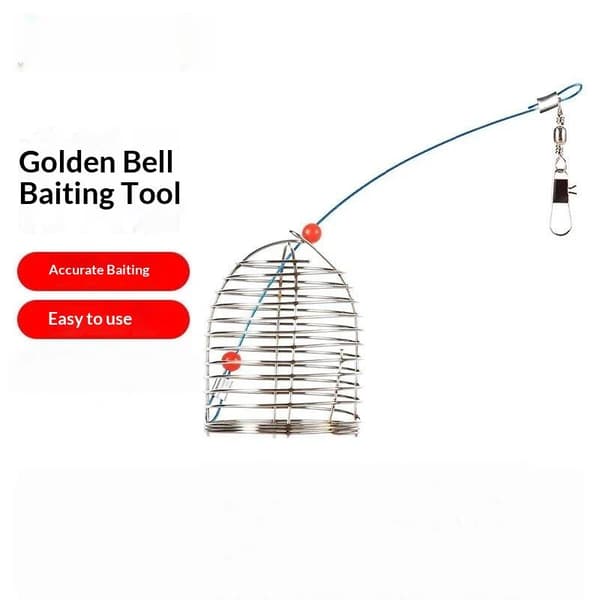 Fiskegrej i rustfrit stål, lille fiskemadding, redebur, fiskeri G A2