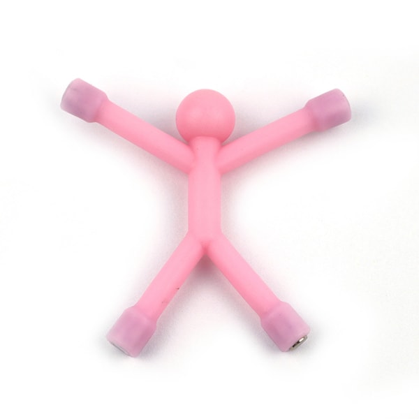 Magnetisk pedagogisk leksaksmagnet Man Creative Changeable Colorfu Pink