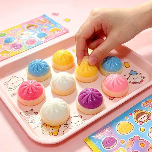 5/10 STK Mini Dumpling Leker Sakte Stigende Myk 5PCS