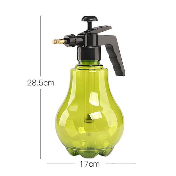 1,5L håndtrykksprøyte manuell luftpumpe hagedesinfeksjon Gray B Green 7/20