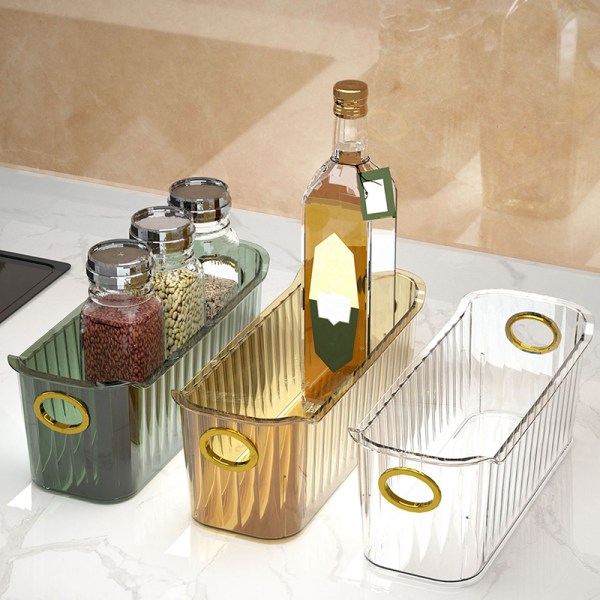 Light Luxury Desktop Cosmetics Förvaringsbox Toalettartiklar Cosmetic St A2