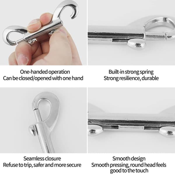 Dobbelt ende bolt snapkroge Heavy Duty Trigger Chain Marine Gr