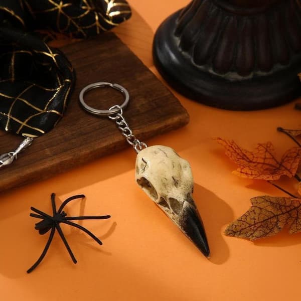 Lysande Spöke Nyckelring Halloween Liten Glödande Drivande Flaska Ado A6