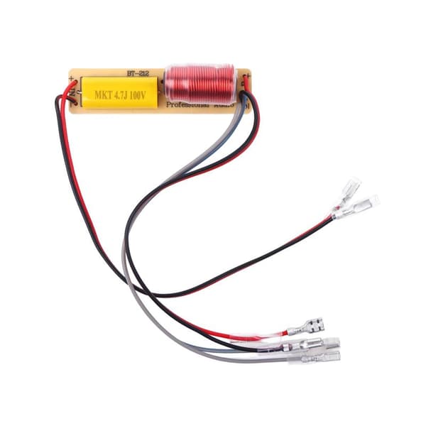 HiFi 80W 2-vejs delefilter med kabel Høj Lav Frekvensdeling 1PCS