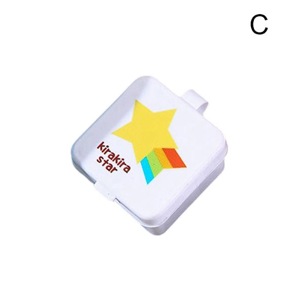 1/4 kpl Mini Neliömäinen Kannettava Kastikkepullo Bento-Pullotusastia 4Pcs
