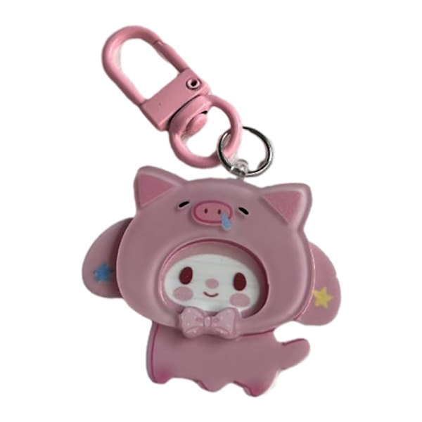Kawaii Cartoon Kuromi My Melody nøkkelring Nydelig Anime nøkkelring e A5