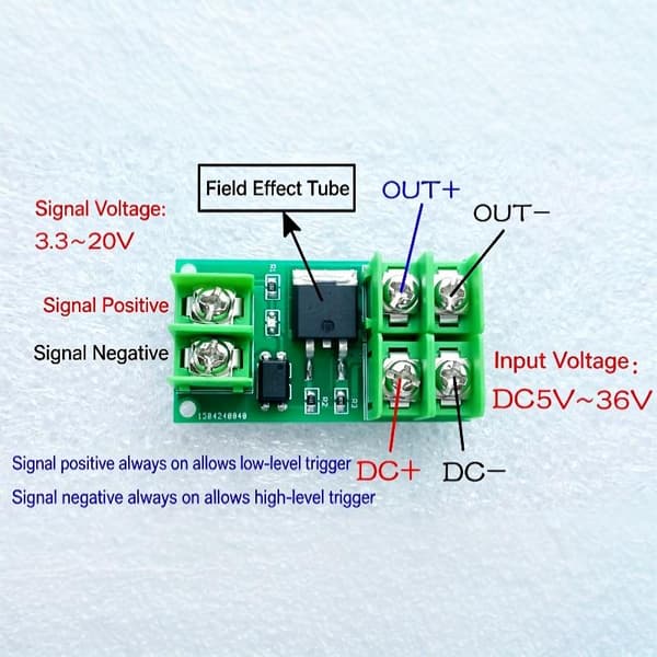 MOSFET Switch Control Board Pulsudløser DC-kontrol Høj Effektivitet A1