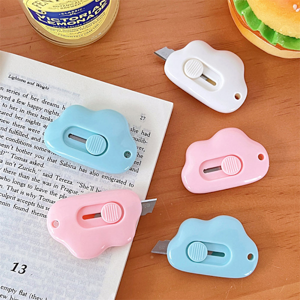 e Cloud Shape Mini Portable Utility Paper ter ting -paperi Pink