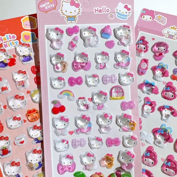 e Hello Kitty -tarrat Kuromi-leikekirjatarra My Melody -tarra A1