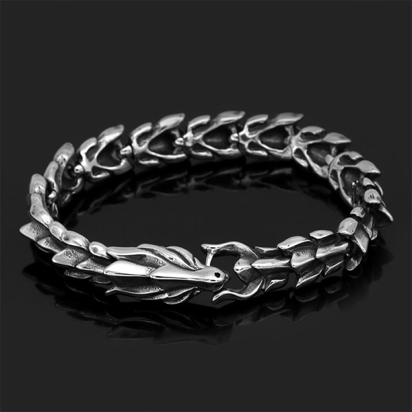 Miesten hiphop-persoonallinen rannekoru, metalliseos Vintage Fashion D A7