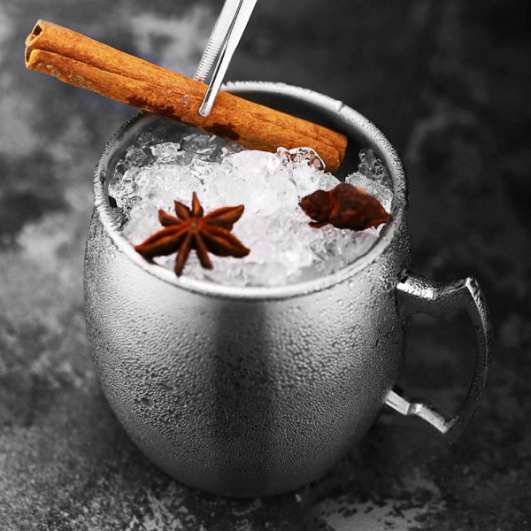 530ml Moscow Mule Kuparimukit Metallimukikuppi ruostumattomasta teräksestä kinkku A2