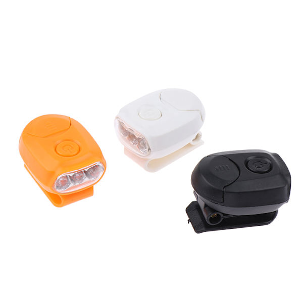 Mini LED-hodelykt Bærbar Cap Light Roterbar Clip-on Hat Ligh Black