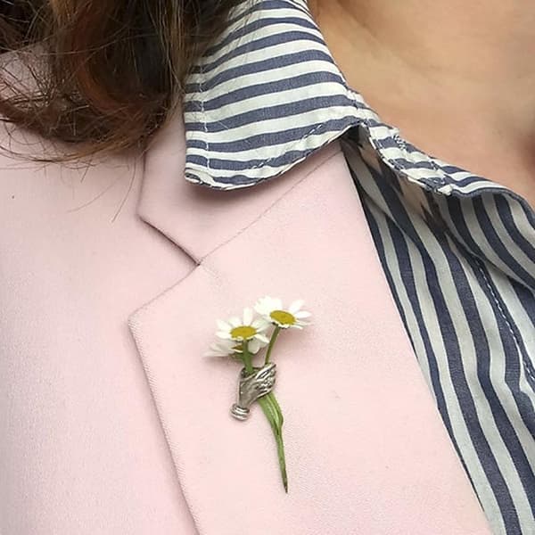 Modelegering Håndholdt Blomsterhalskæde Broche Alsidigt Sæt P A3