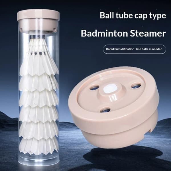 Badmintonutstyr Shuttlecock Steamer Bærbar Luftfukter W White