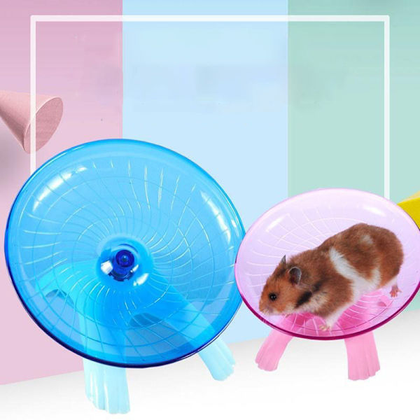 Hamster Flyvende Underkop Øvelse Egern Hjul Hamster Mus Blue