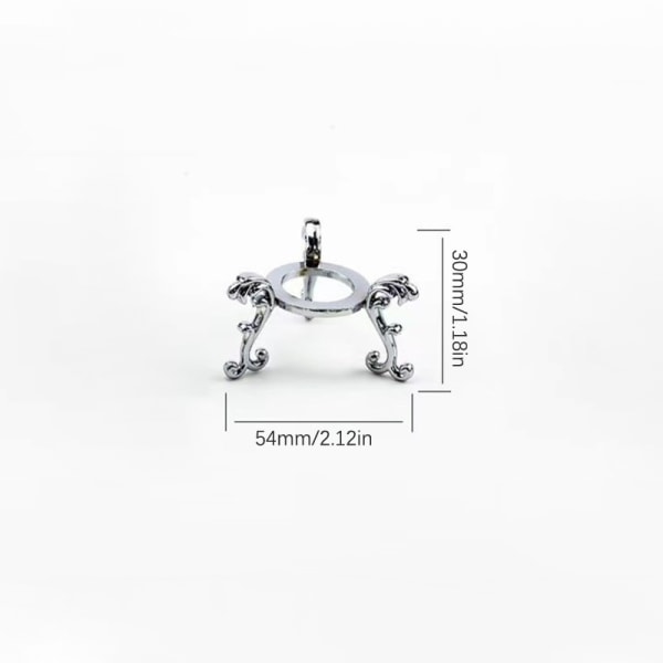 Metal Display Stand Base Krystalkugle Base Globe Stenglas Ma Silver L