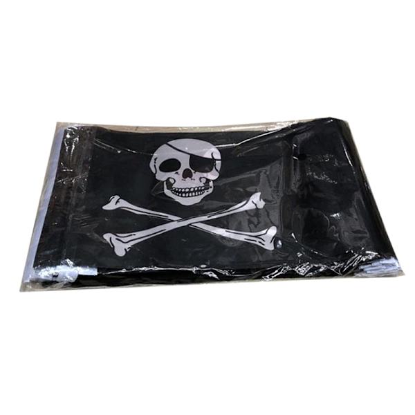 10 kpl ja Cross Crossbones Jolly Roger Pirates Käsilippu 21x14cm 10pcs 14*21cm