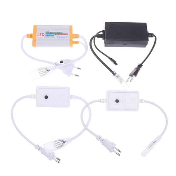 1 st 220V EU COB LED Strip Dimmer Manuell Kontroller Med 50/100M D
