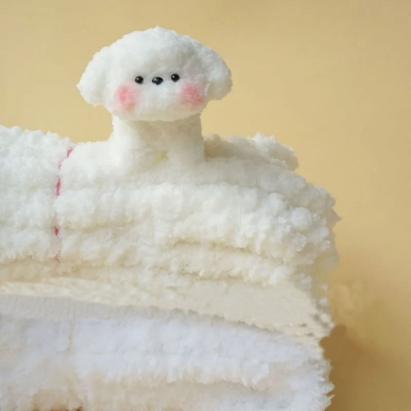 Sheet DIY Coral Velvet Chenille Sticks Stam Pipe Cleaner Making A6