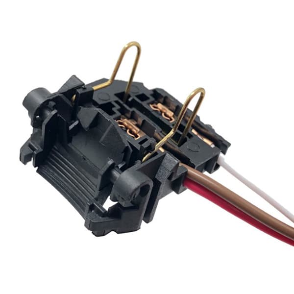 Sort Bil H7 Nærlys Lyskaster Lyspære Holder Adapter Harnes