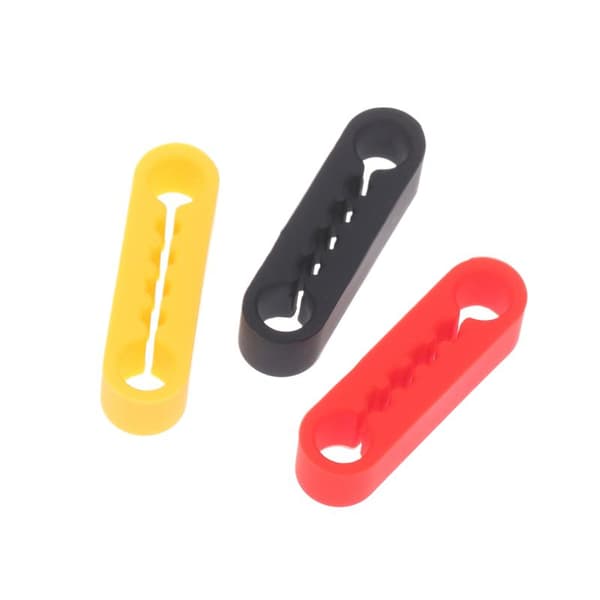 Bildörrlås Silikonskydd Absorberande Dynor Dörrlås Spärrskydd Red 1Set