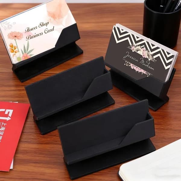 1 stk. minimalistisk visitkortholder Black