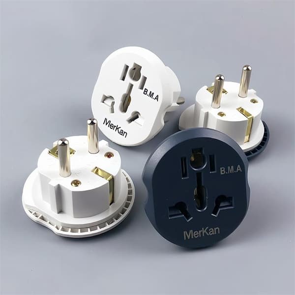1 stk EU-pluggadapter 16A 250V Reiseadapter AU US UK CN til EU